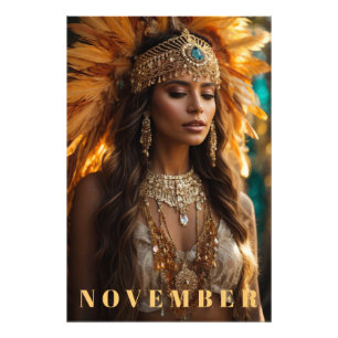 *~*トパーズ11月ヘアドレAP53誕生石 フォトプリント