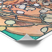 トパーズ(四宝石)、アルフォンスミュシャ ポスター (角)