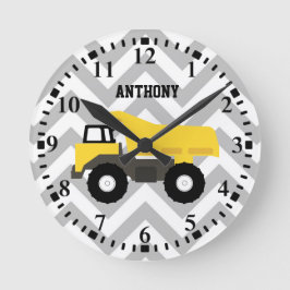 トパーソナライズされたラック建築 ラウンド壁時計