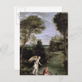 トビアスが魚を置く風景 ポストカード (正面/裏面)