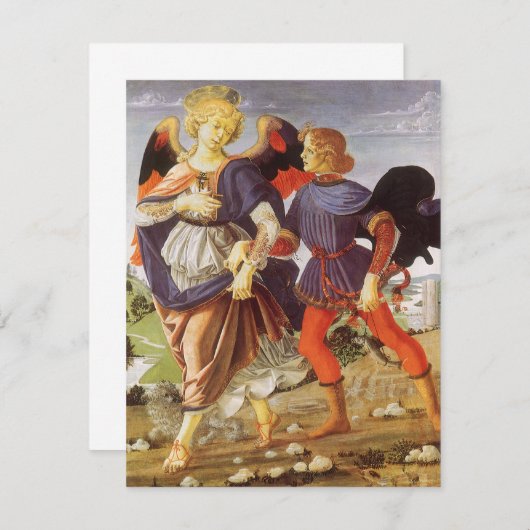 トビアスとエンジェルバイアンドレア・デル・ヴェロッキオ (正面/裏面)