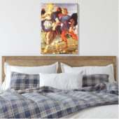 トビアスとエンジェルバイアンドレア・デル・ヴェロッキオ キャンバスプリント (インサイチュ (寝室))