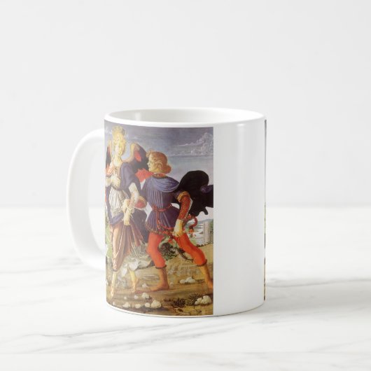 トビアスとエンジェルバイアンドレア・デル・ヴェロッキオ コーヒーマグカップ (正面左)