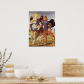 トビアスとエンジェルバイアンドレア・デル・ヴェロッキオ ポスター (キッチン)