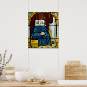 トビアスとサラがベッドに入っている ポスター (キッチン)