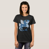 トビウオの市場向きの魚 Tシャツ (正面フル)