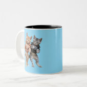 トビスチン虎猫 ツートーンマグカップ (正面左)