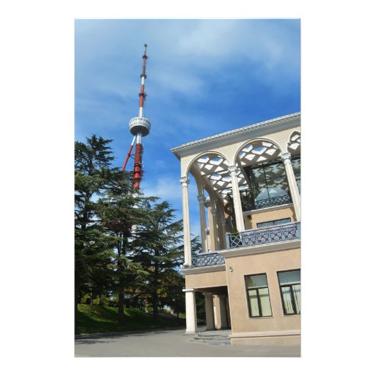 トビリシのムタスミンダ公園。ジョージア州 フォトプリント            (正面)