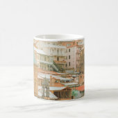 トビリシの古い歴史建物。コーカサス旅行 コーヒーマグカップ (中央)