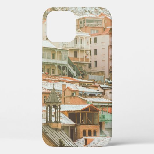 トビリシの古い歴史建物。コーカサス旅行  Case-Mate iPhoneケース (裏面)