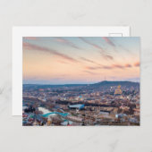 トビリシの夕日 ポストカード (正面/裏面)