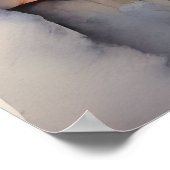 トビリシの水彩画 ポスター (角)