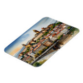 トビリシの水彩画 マグネット (左側)