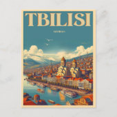 トビリシの首都グルジア、レトロの土産ギフト ポストカード (正面)
