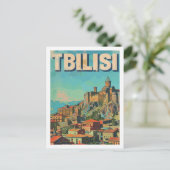 トビリシグルジアヴィンテージ有名トラベルプレイス ポストカード (スタンド正面)