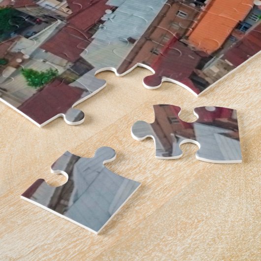 トビリシジョージアシティスケープ通りアーキテクチャージグ ジグソーパズル (側面)