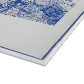 トビリシジョージアシティスケープ通りアーキテクチャ カッティングボード (角)