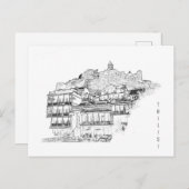 トビリシジョージアシティスケープ通りアーキテクチャ ポストカード (正面/裏面)