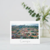 トビリシジョージアシティスケープ通りアーキテクチャ ポストカード (スタンド正面)