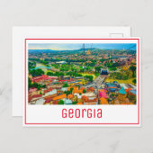 トビリシジョージアシティスケープ通りアーキテクチャ ポストカード (正面/裏面)