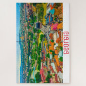 トビリシジョージアシティスケープ通り構造 ジグソーパズル (縦)