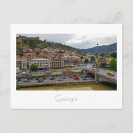 トビリシジョージアシティスケープ通り構造 ポストカード
