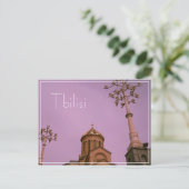 トビリシジョージアシティスケープSamebaアーキテクチャ ポストカード (スタンド正面)