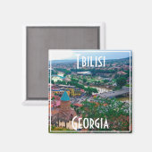 トビリシジョージアシティビューシティスケープ マグネット (正面/裏面)