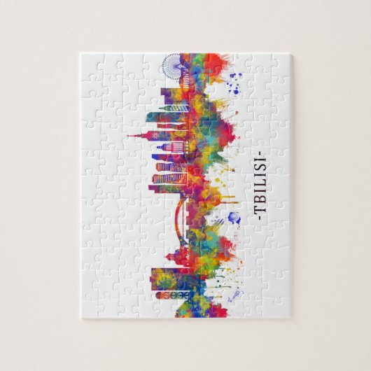 トビリシジョージアスカイライン ジグソーパズル (縦)