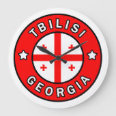 トビリシジョージア ラージ壁時計 (正面)