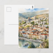 トビリシ水彩画 ポストカード (正面/裏面)