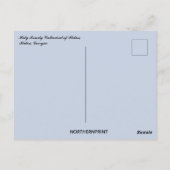 トビリシ・ジョージアの聖トリニティ大聖堂 ポストカード (裏面)