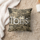 トビリシ・ジョージア・シティ・アーキテクチャシティスケープ クッション (ブランケット)