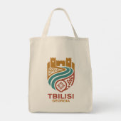トビリシ ジョージア トートバッグ (裏面)