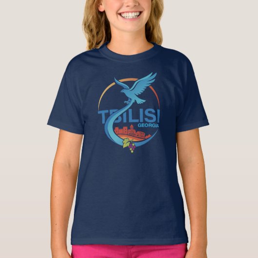 トビリシ ジョージア 東ヨーロッパ Tシャツ (正面)
