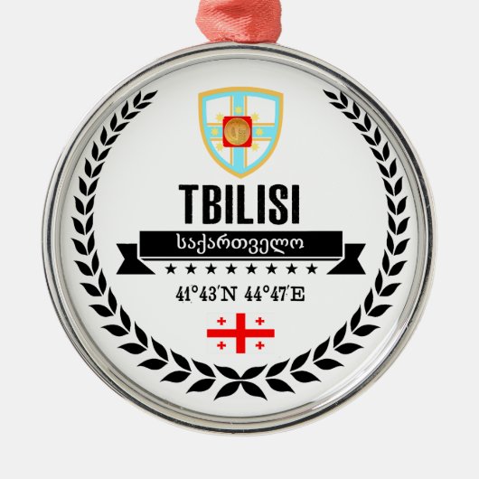トビリシ メタルオーナメント (正面)