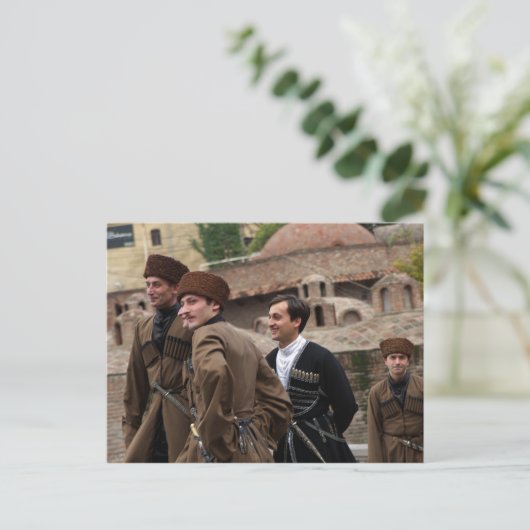 トビリソバフェスティバル、トビリシ。ジョージア州 ポストカード (スタンド正面)