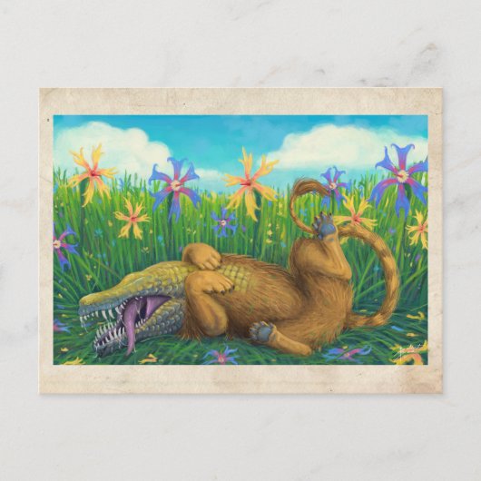 トビーの花 – 葉書 ポストカード (正面)