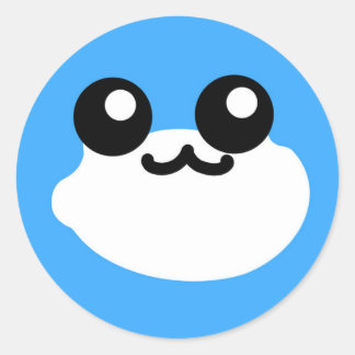 トビートアドゴッド顔 ラウンドシール