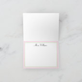 トピアリーの感謝カード サンキューカード (内部)