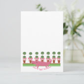 トピアリーアリゲーターフラワーポットジャース サンキューカード (スタンド正面)