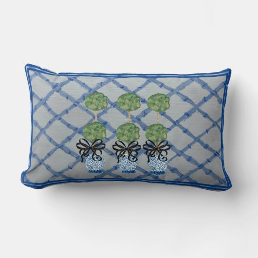 トピアリーシノセリージンジャージャーランバーアクセントピル ランバークッション (正面)