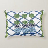 トピアリーチノイスリージンジャージャールランバー アクセントクッション (正面)