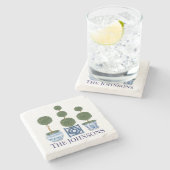 トピアリーチノワセリートリオ ストーンコースター (横)