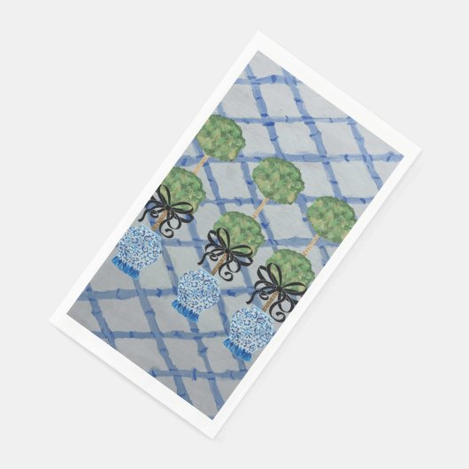 トピアリーブルージンジャーズゲストナプキンス (コーナー)