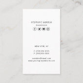 トピアリー景観デザイナー 名刺 (裏面)