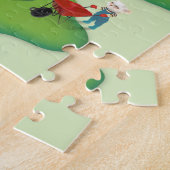 トピアリー犬 ジグソーパズル (側面)