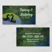 トピアリー&スカルプトカスタムシェイプ庭師サービス 名刺 (正面/裏面)
