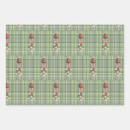 トピアリー&プレイドラッピング紙フラットシートセット3 ラッピングペーパーシート