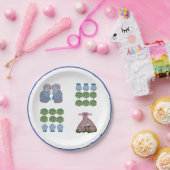 トピアリー(犬)スタッフォードドッグジンジャージャー ペーパープレート (パーティー)